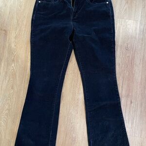 Levi's Black Corduroy Boot Cut Jeans